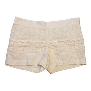 Cream colored Ann Taylor LOFT shorts